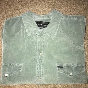 True grit corduroy long sleeve shirt